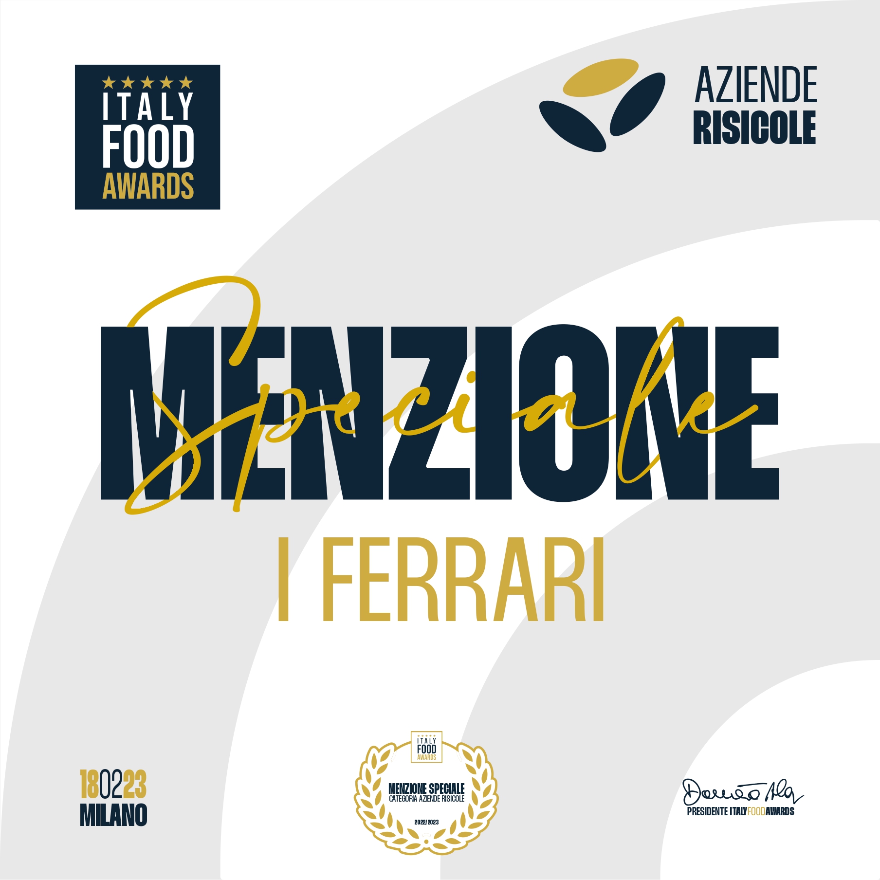 Italy Food Awards 2023 Milano